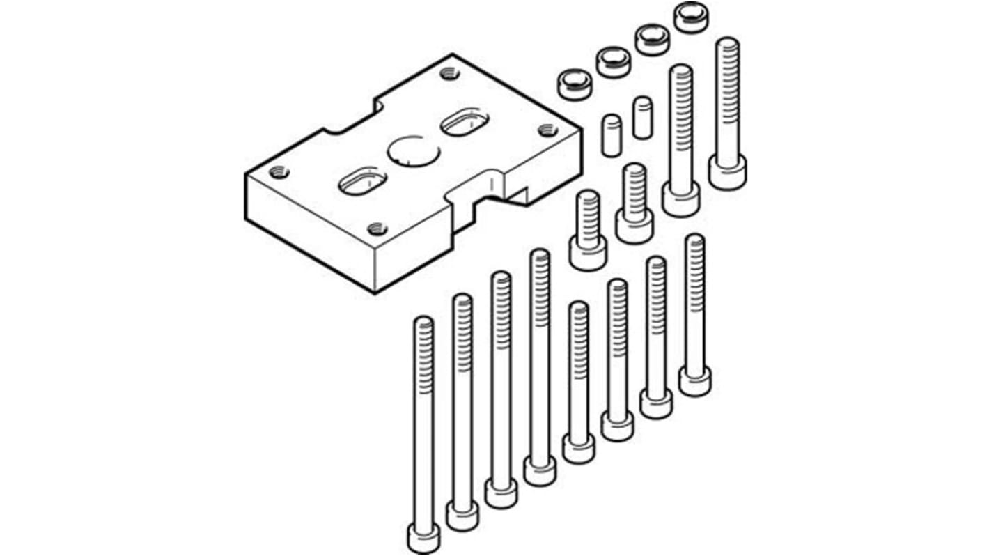 Festo Adapter HAPG-SD2-26 zur Verwendung mit Pneumatikzylinder und Betätigungselement