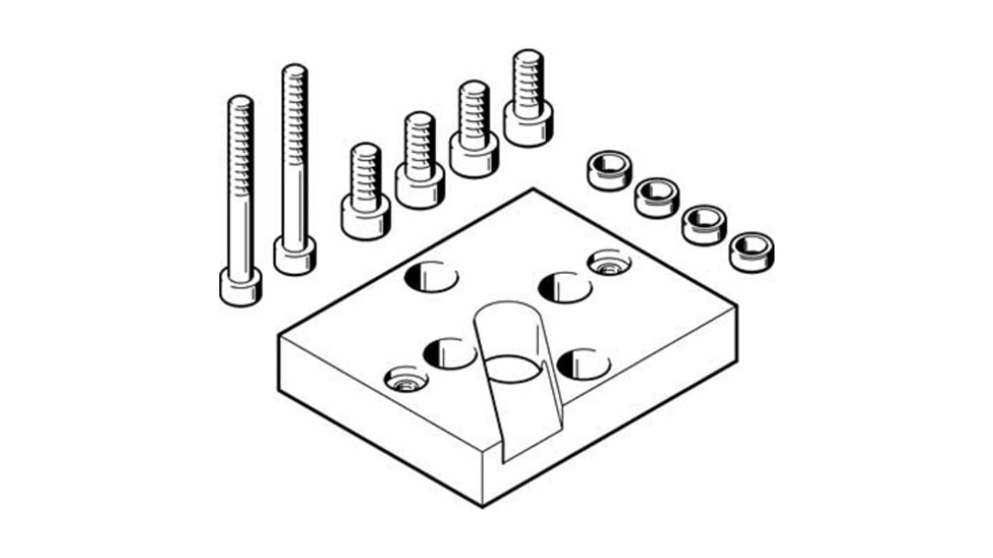 Festo Adapter HAPG-SD2-29, For Use With Pneumatic Cylinder & Actuator