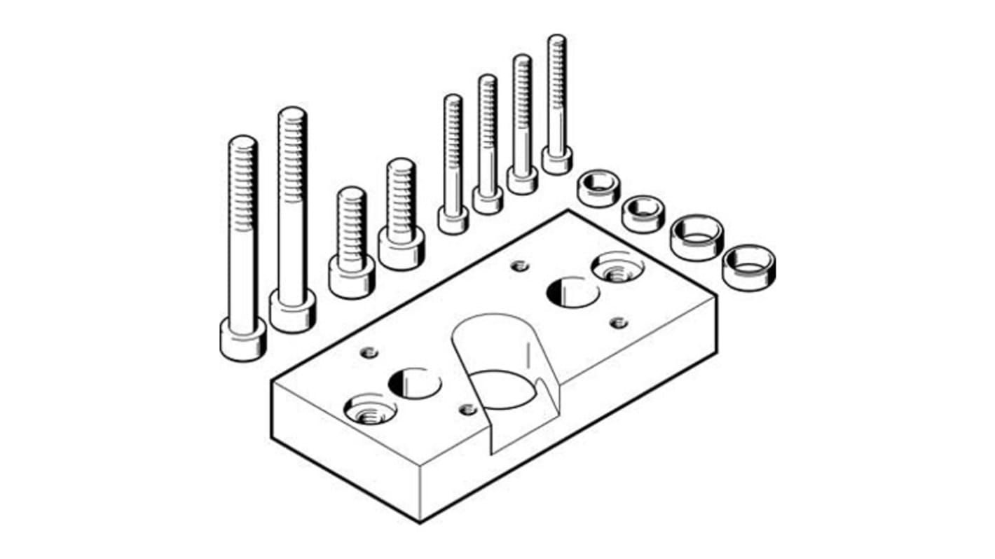 Festo Adapter HAPG-SD2-30, For Use With Pneumatic Cylinder & Actuator