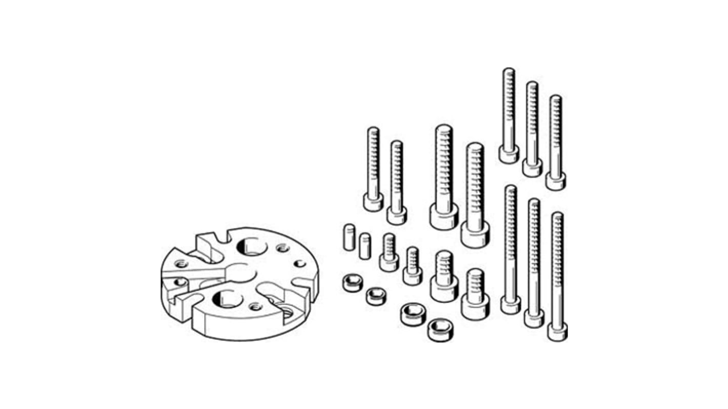 Festo Adapter HAPG-SD2-34, For Use With Pneumatic Cylinder & Actuator