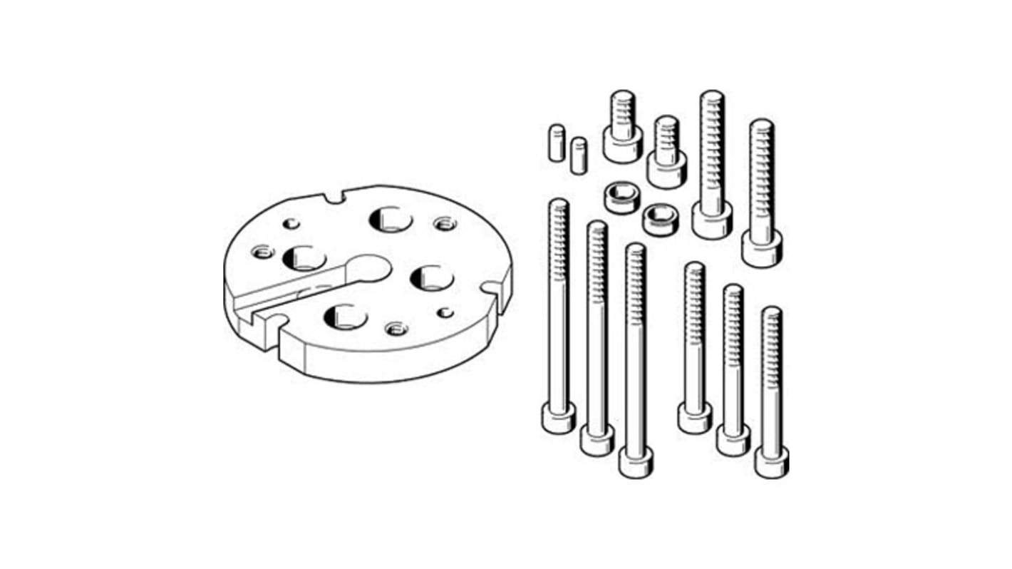 Festo Adapter HAPG-SD2-35, For Use With Pneumatic Cylinder & Actuator