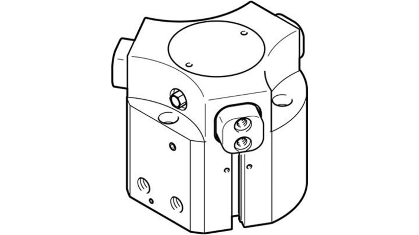 Festo 3 Finger Double Action Pneumatic Gripper, HGDD-50-A-G1