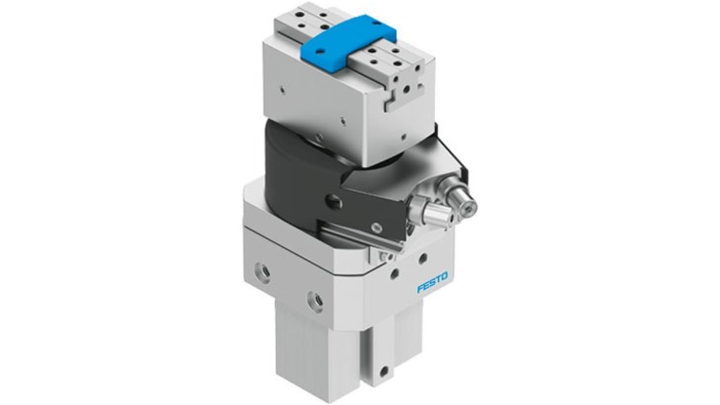 Festo 2 Finger Double Action Pneumatic Gripper, HGDS-PP-20-YSRT-A-B, Parallel Gripping Type