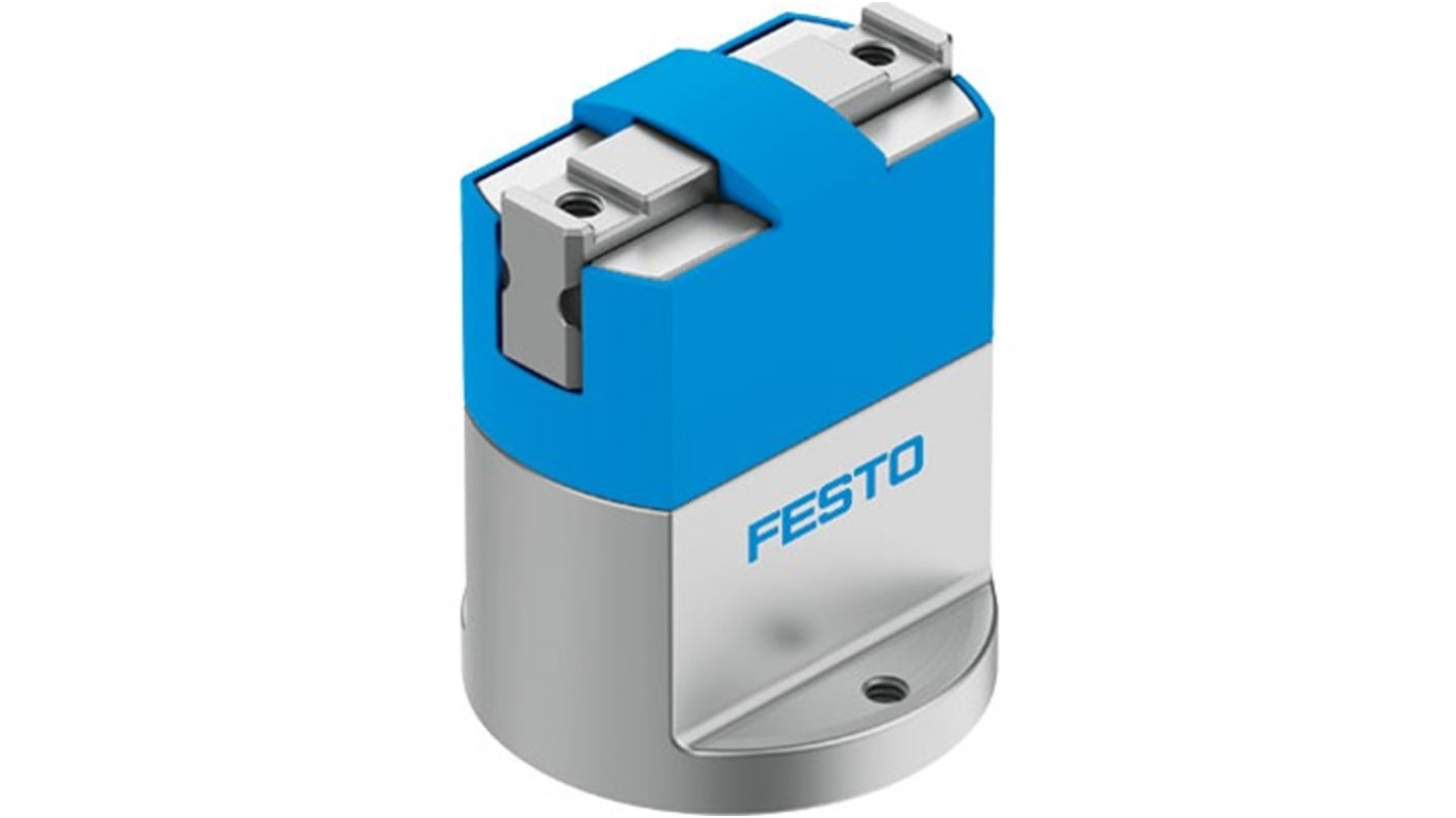 Festo 2 Finger Single Action Pneumatic Gripper, HGPM-12-EZ-G9, Parallel Gripping Type