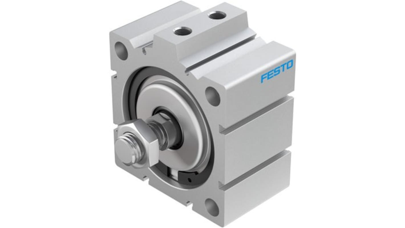 Cilindro compacto neumático Festo, ADVC-100-20-A-P, Doble Acción