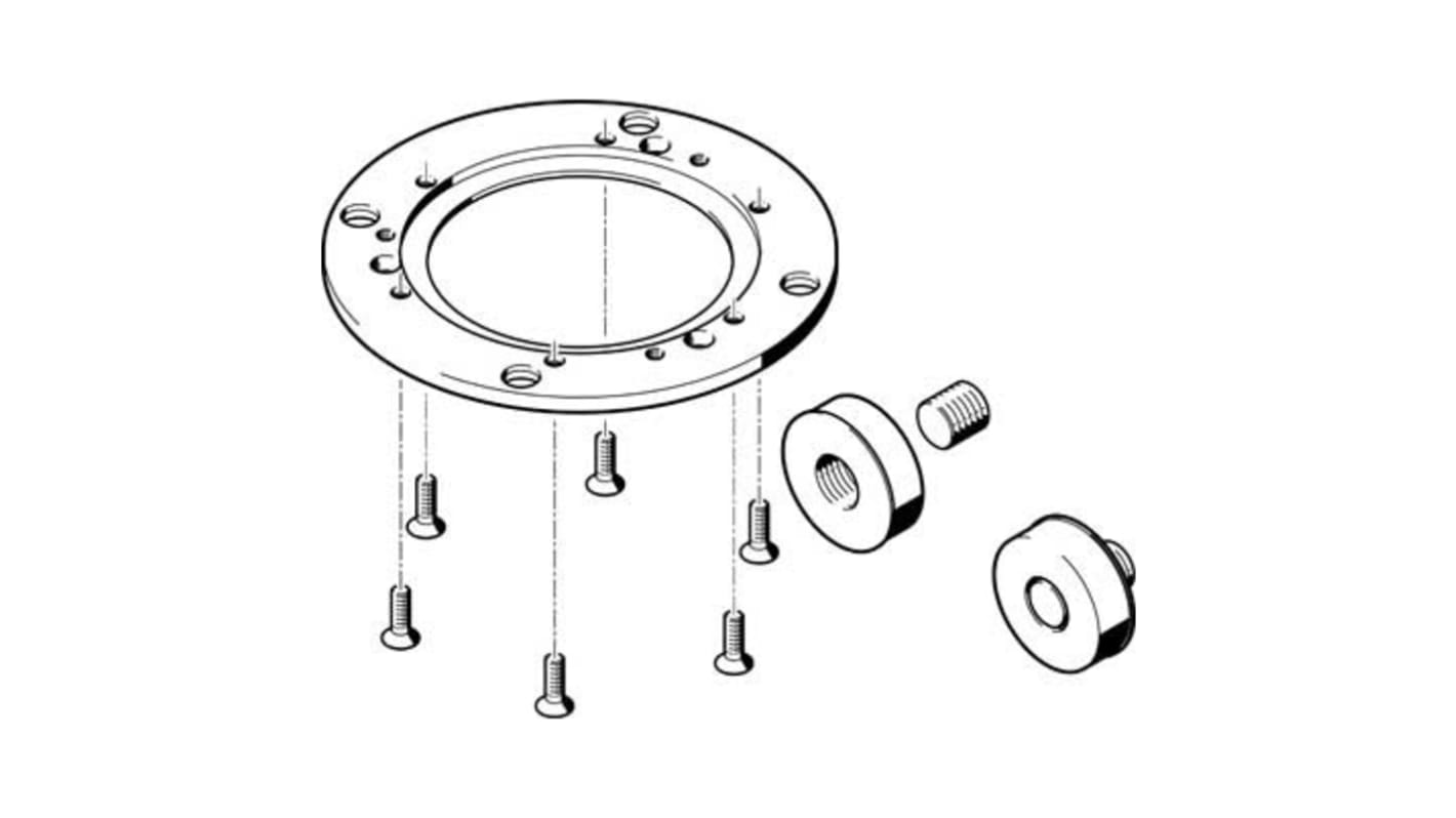 Festo Connection Kit DADM-CK-140-6, For Use With Pneumatic Cylinder & Actuator