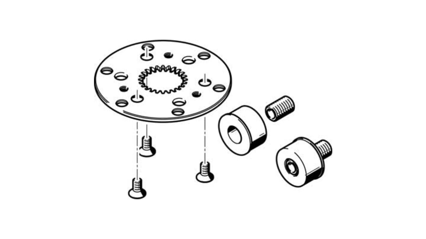 Festo Connection Kit DADM-CK-65-3, For Use With Pneumatic Cylinder & Actuator