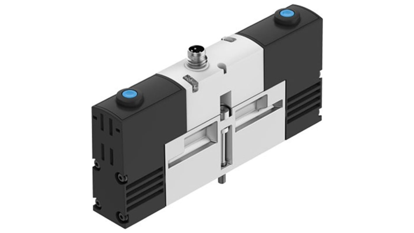 Festo 5/3 Closed Pneumatic Solenoid Valve - Electrical VSVA Series 24V dc, 534788