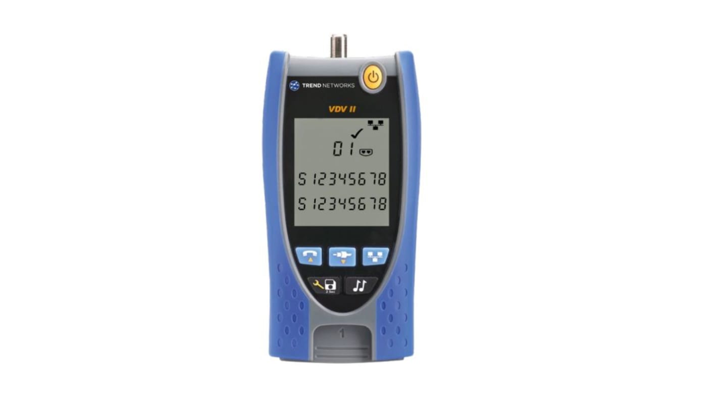 TREND Networks VDV II Cable Tester Coaxial, RJ11, RJ12, RJ45