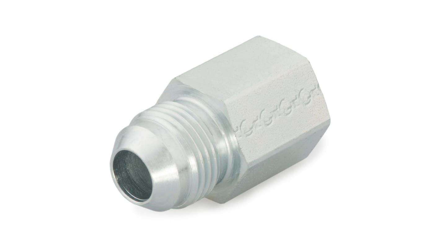 Parker Hydraulic Straight Threaded Adaptor 6 mm to BSPP 1/4-19 Female, 4-4G4MXS
