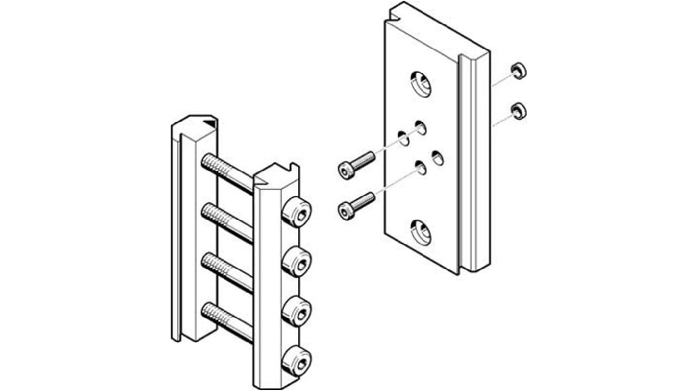 Adapter zur Verwendung mit Pneumatikzylinder und Aktuatoren