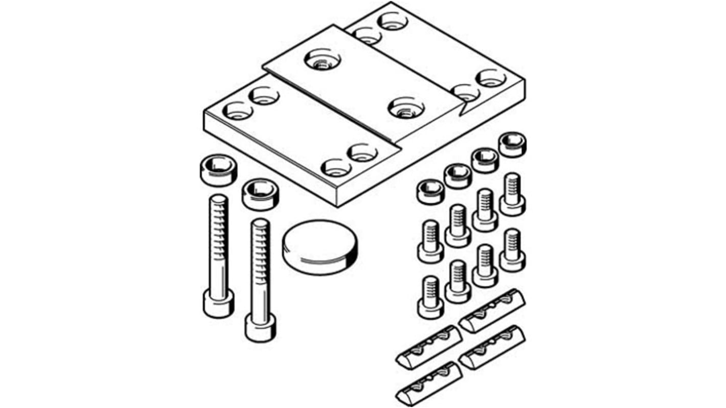 Adapter zur Verwendung mit Pneumatikzylinder und Aktuatoren