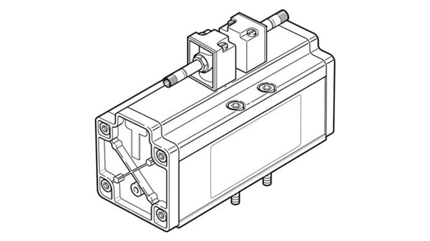 Festo 5/3 Exhausted Pneumatic Solenoid Valve - Electrical G 3/4 MDH Series