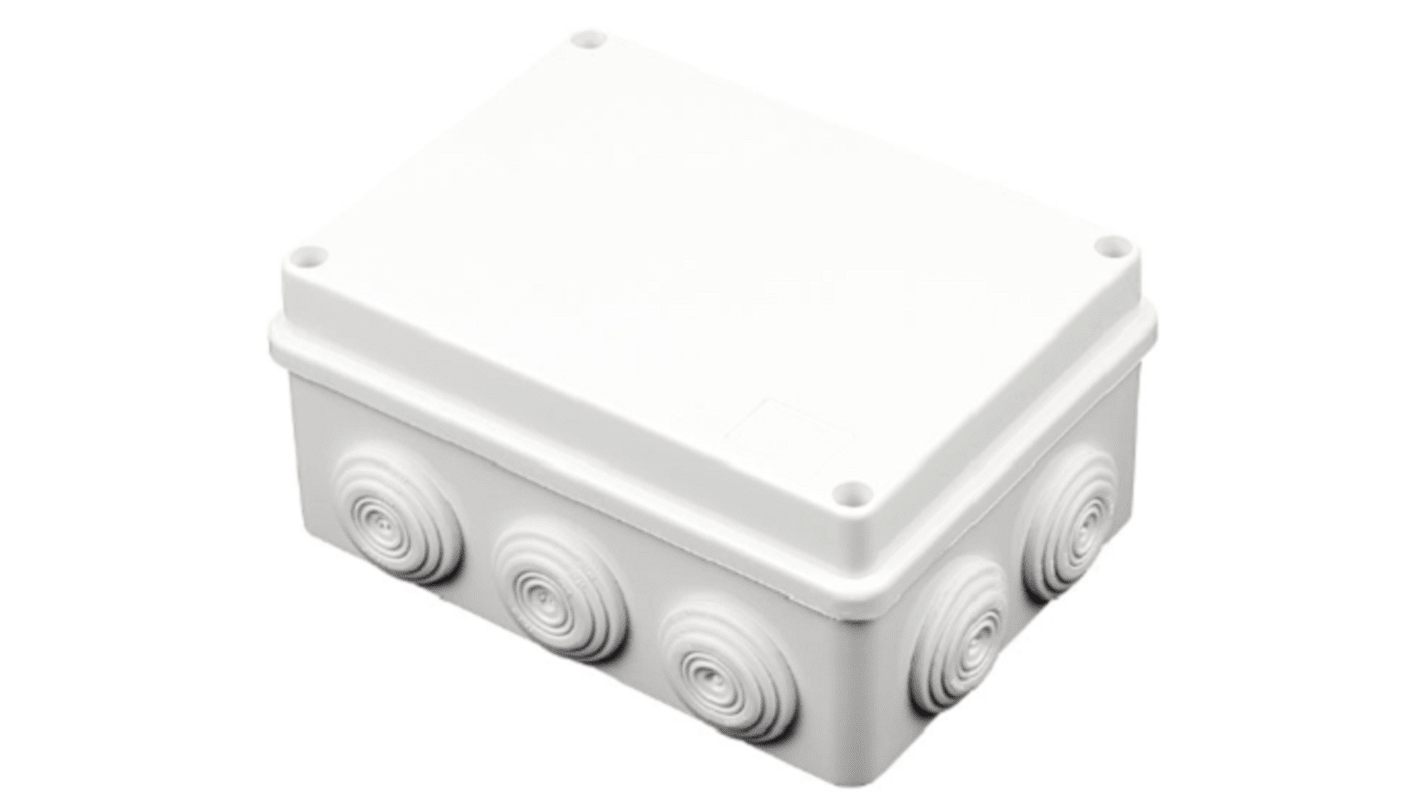 Boîtier à usage général RS PRO en ABS, 150 x 110 x 72mm, Gris IP55