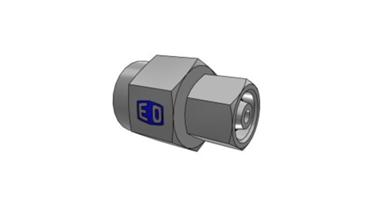 Parker Hydraulic Swivel 24° Metric Flareless Swivel Male, MAVE08SRCF