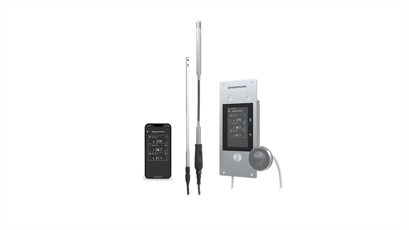 SAUERMANN. Si-CPE320 Luftgeschwindigkeit, Luftdruck, Temperatur Datenlogger