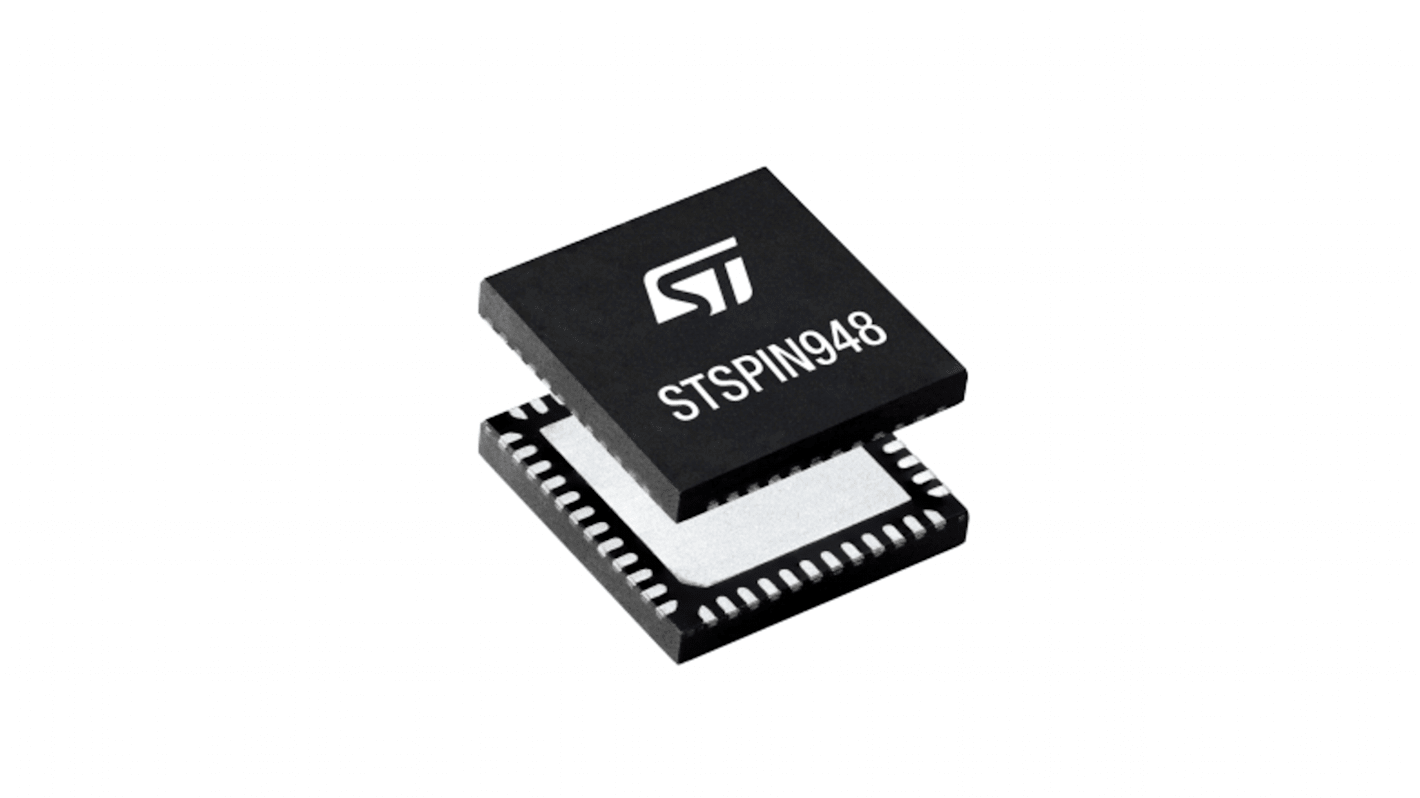 Motor Driver STMicroelectronics, c.c. con spazzole, Full bridge, Half Bridge, VFQFPN 48, 48-Pin, 4.5A