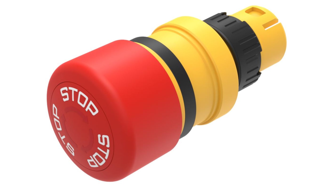 EAO 61 Series Red Maintained Push Button Head, 16mm Cutout, IP65