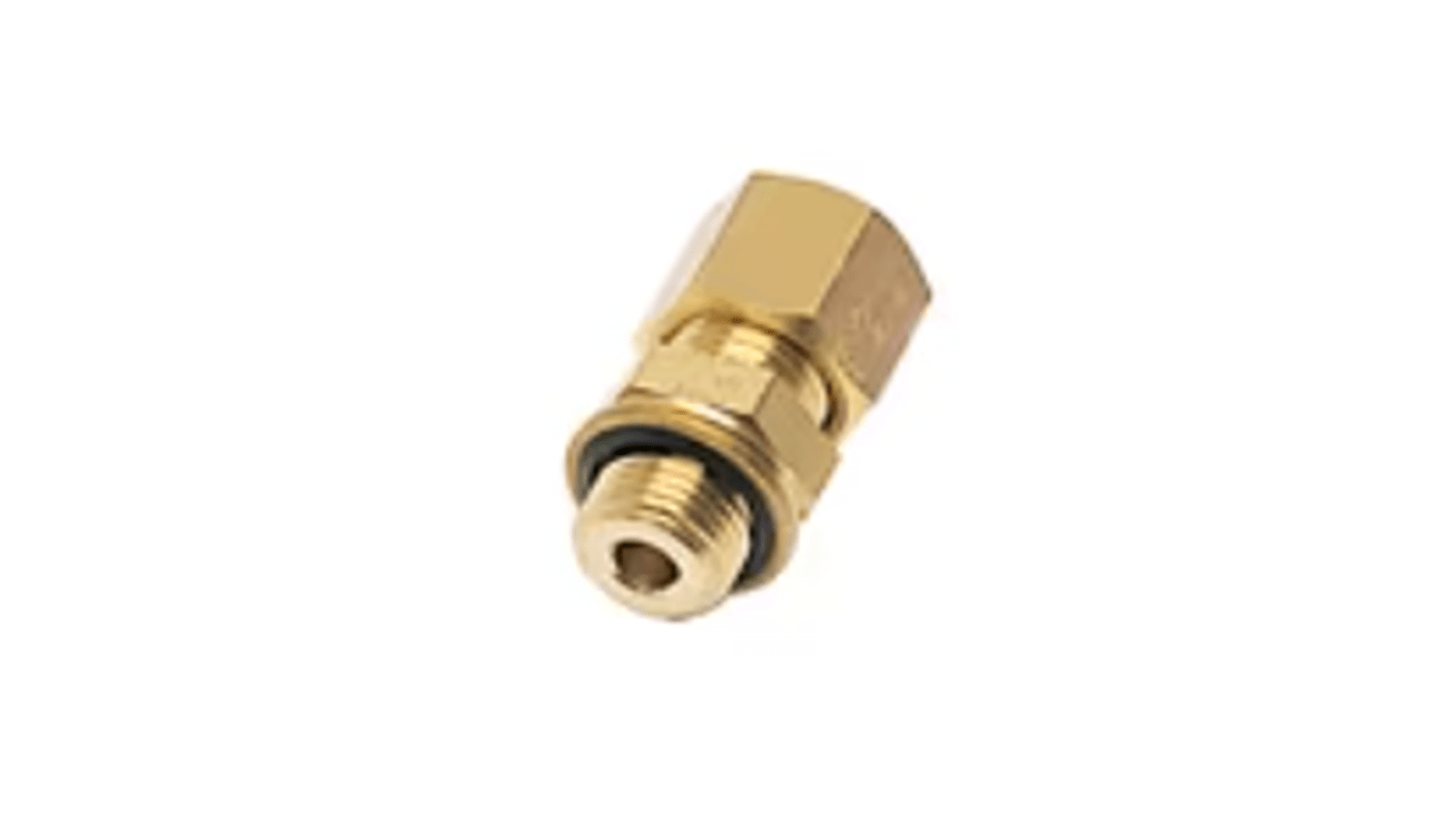 Legris Brass Pipe Fitting, Straight Push Fit Compression Olive, Male BSPP G3/4in 3/4in 22mm