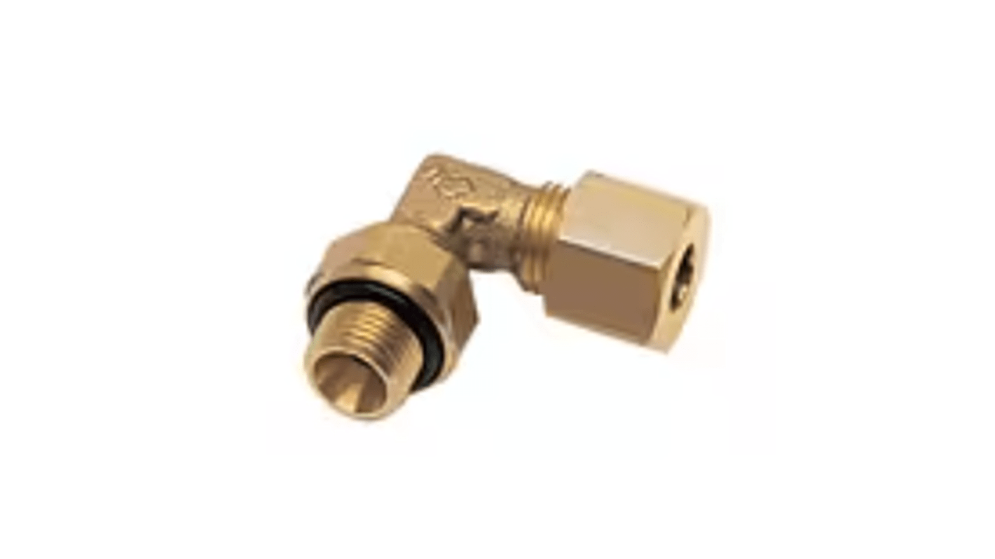 Legris Brass Pipe Fitting, Straight Push Fit, Male BSPP 1/4in 10mm