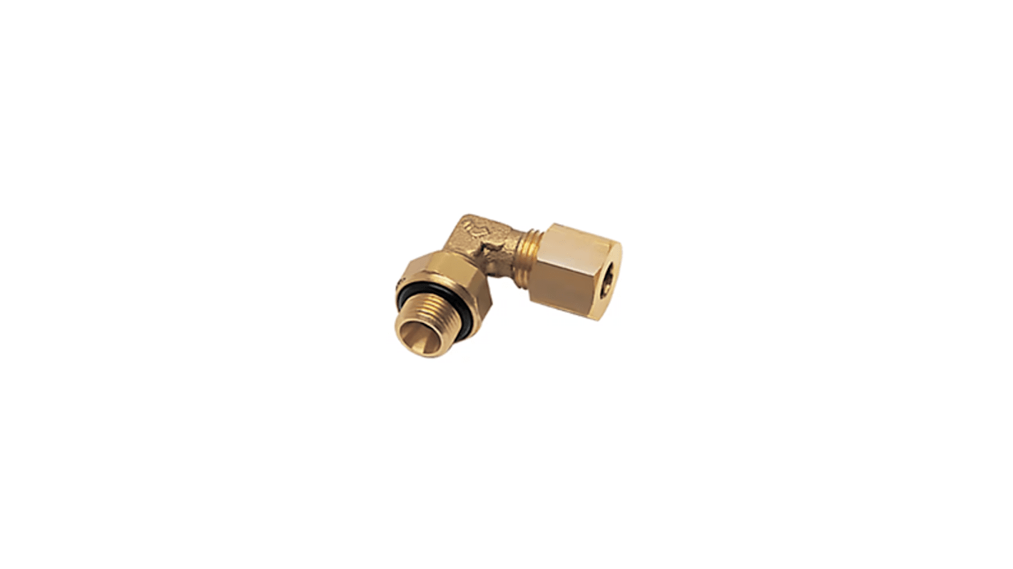 Legris Brass Pipe Fitting, Straight Push Fit, Male BSPP 3/8in 10mm