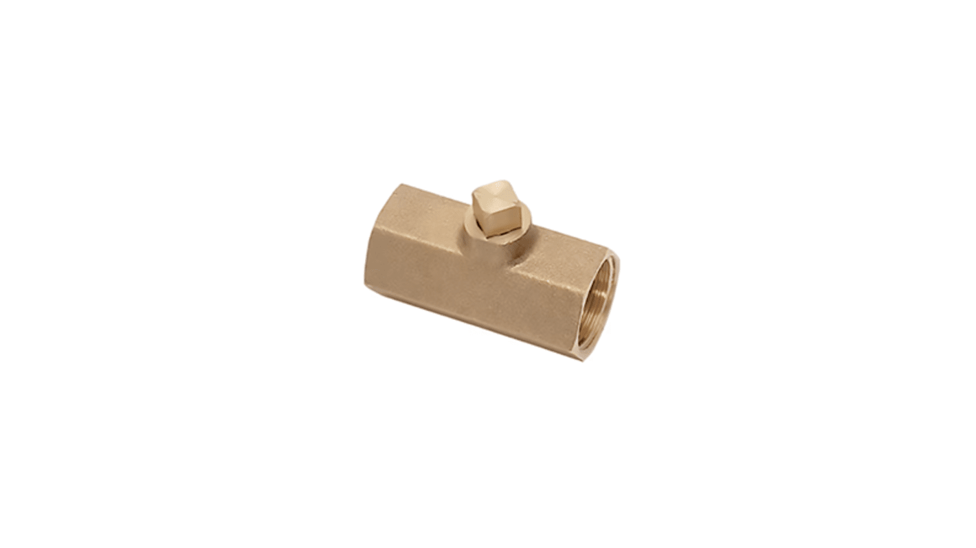 Legris Brass Ball Valve, Ball Valve, Threaded 3/8in, 12bar Operating Pressure