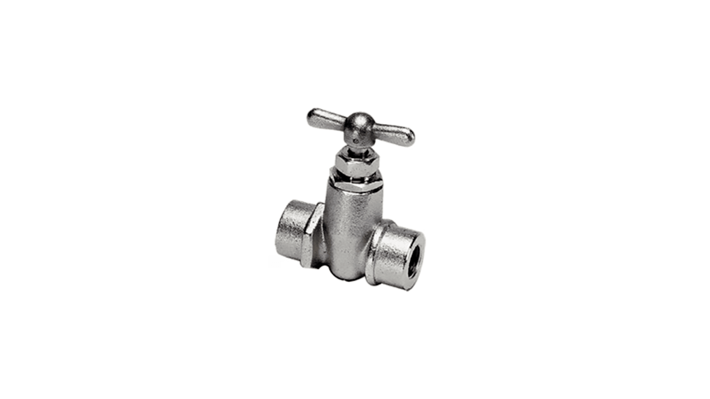 Legris Nickel Plated Brass Needle Valve