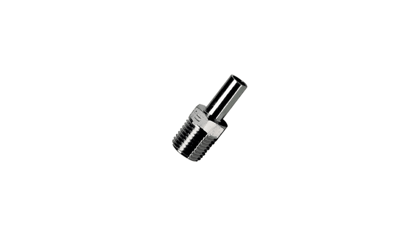 Legris Brass Pipe Fitting, Straight Push Fit Compression Olive BSPT 1/8in BSPT 1/8in 6mm