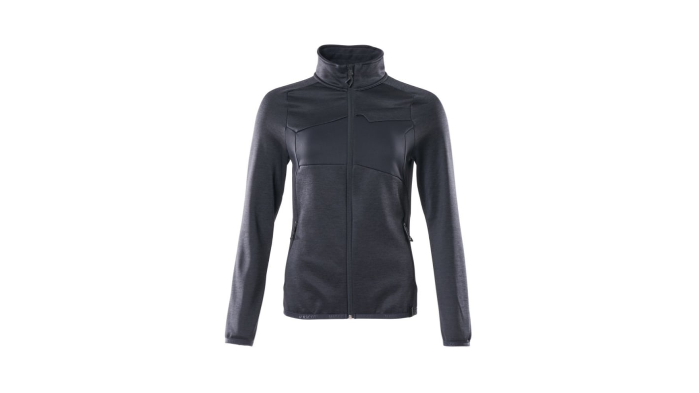 Chaqueta polar Mascot Workwear de color Azul marino oscuro, talla L, para , Unisex, serie 18153-316, 6 % de elastano,