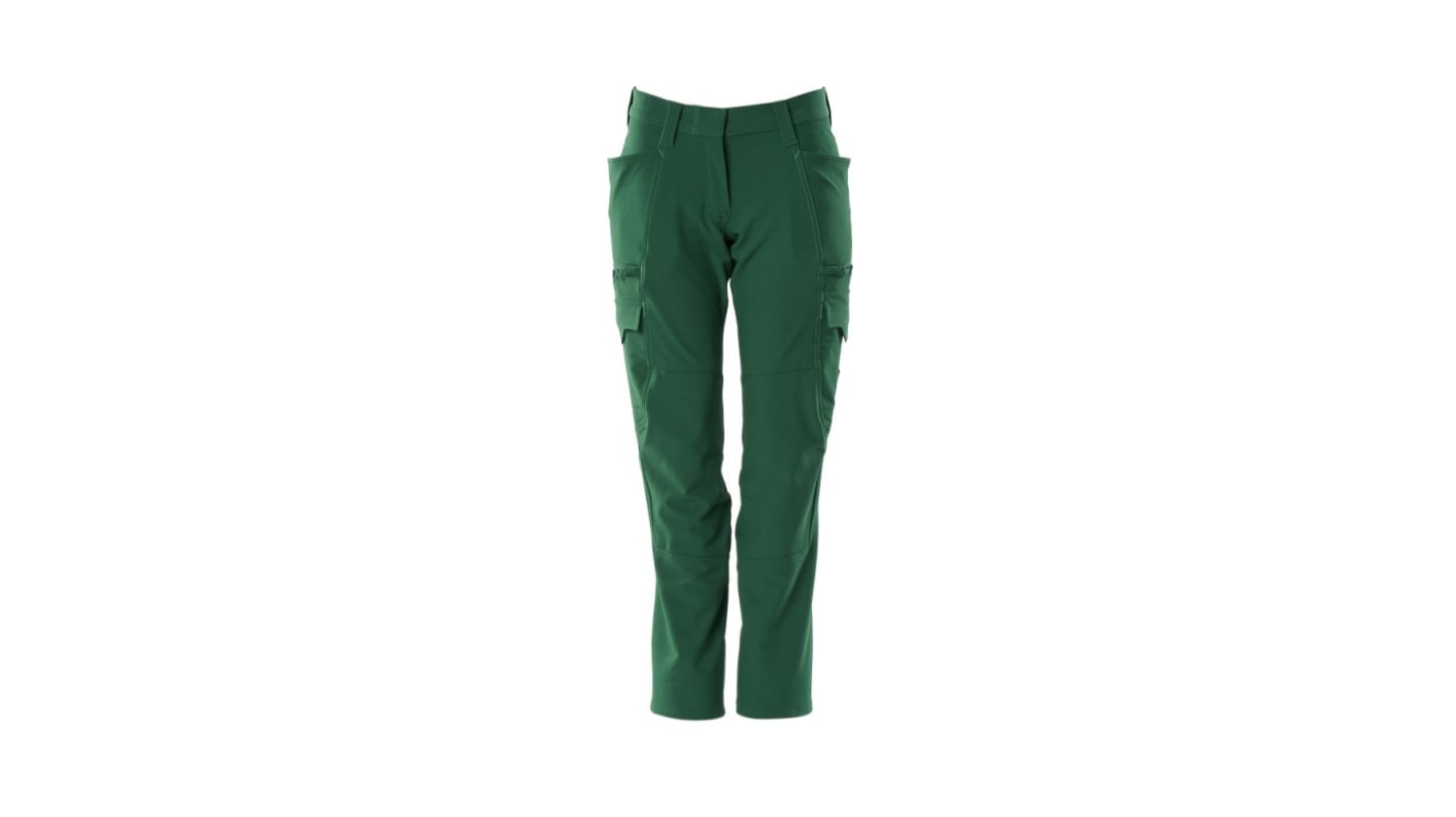 Mascot Workwear 18178-511 Green 's 12% Elastolefin, 88% Polyester Lightweight, Water Repellent Trousers 39in, 98cm Waist