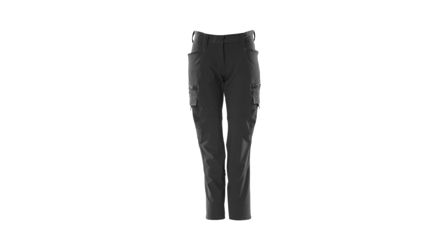 Mascot Workwear Accelerate - Diamond Damen Hose, 12% Elastolefin, 88% Polyester Schwarz Leicht, Wasserabweisend, Größe