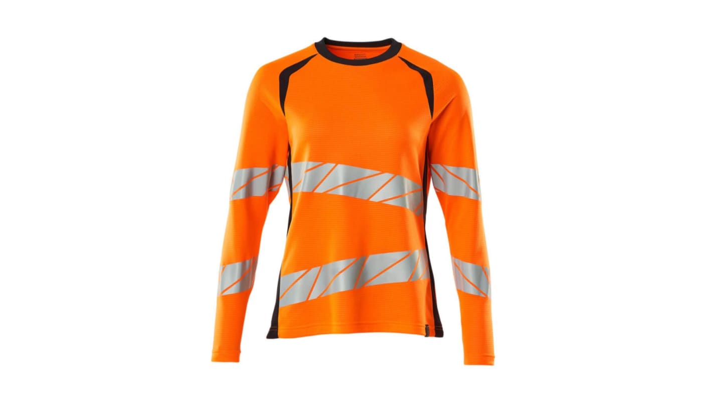 Mascot Workwear 19091-771 Orange/Navy Unisex Hi Vis T-Shirt, XXL