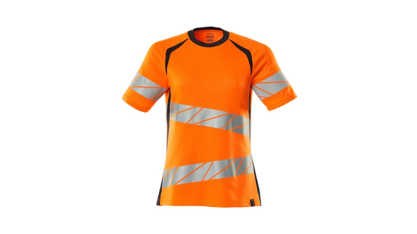 Mascot Workwear 19092-771 Orange/Navy Unisex Hi Vis T-Shirt, M