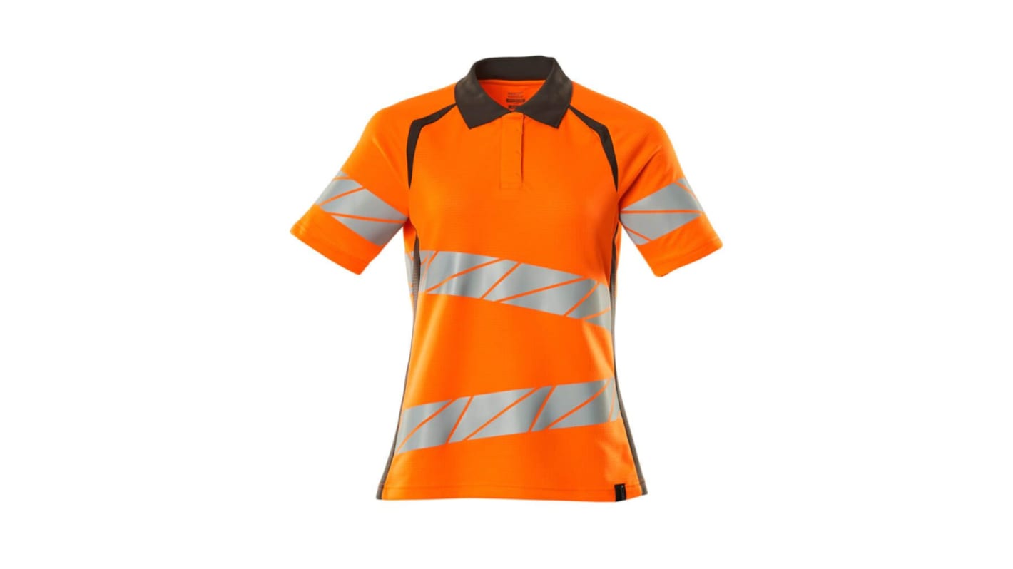 Mascot Workwear 19093-771 Orange Women Hi Vis Polo Shirt, 5XL