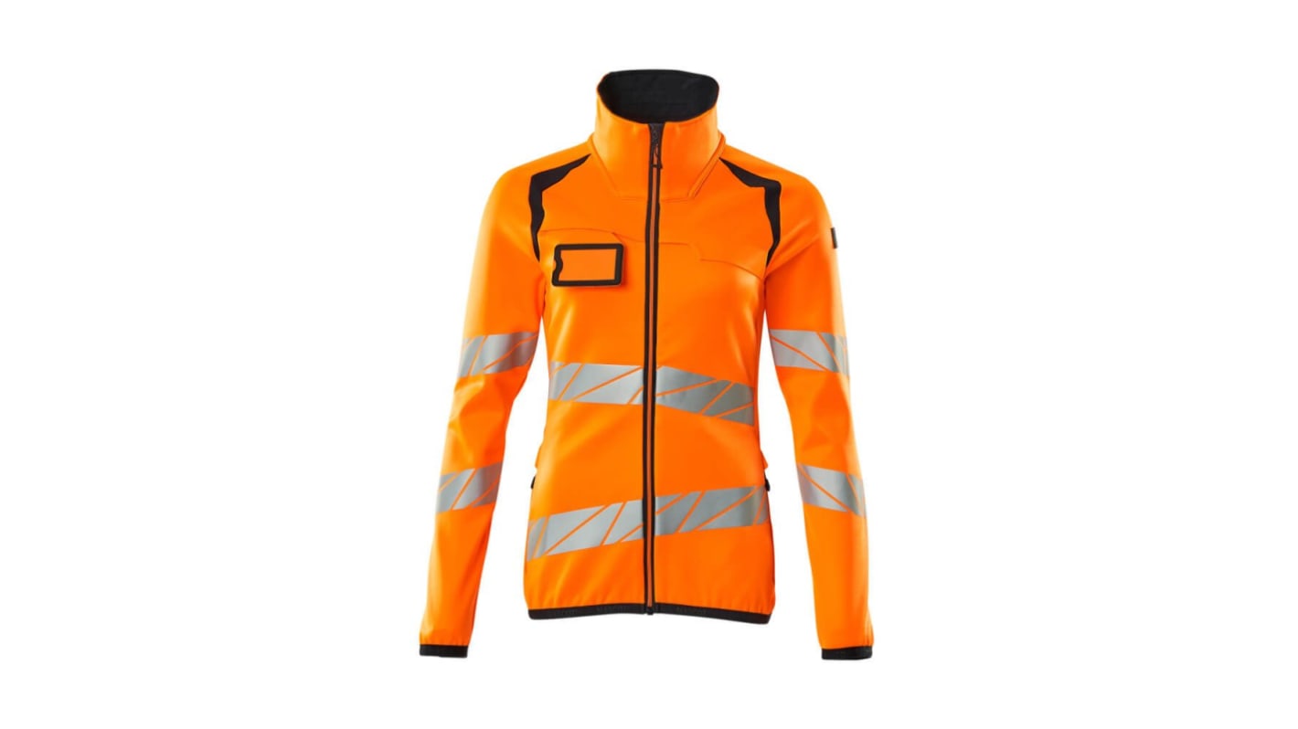 Mascot Workwear Orange/Navy Unisex Hi Vis Fleece, M