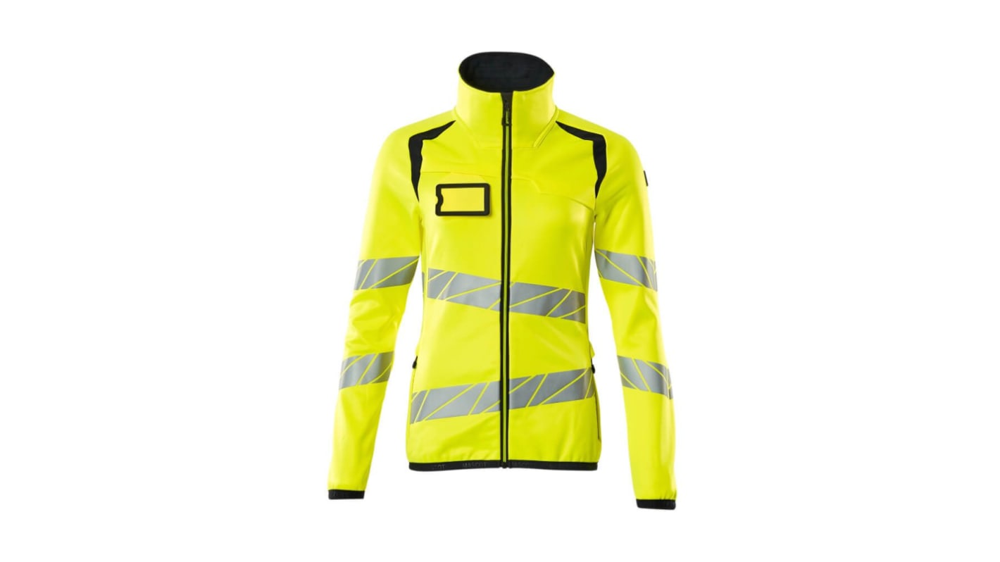 Mascot Workwear Unisex Warn-Fleece-Jacke Gelb/Marineblau, Größe M