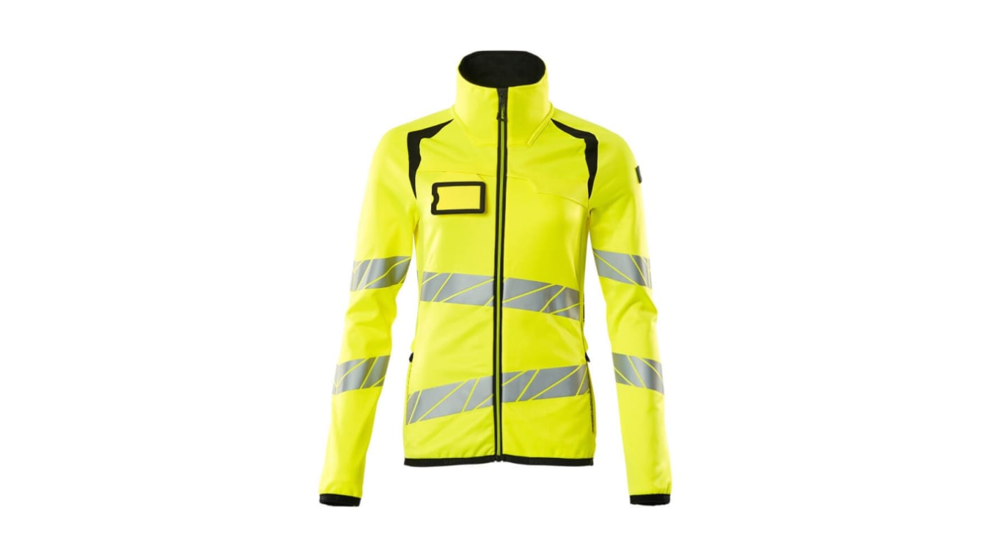 Mascot Workwear Yellow/Black Unisex Hi Vis Fleece, XS