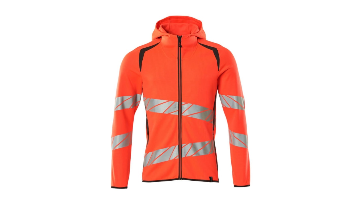 Mascot Workwear Red Unisex Hi Vis Hoodie, 3XL