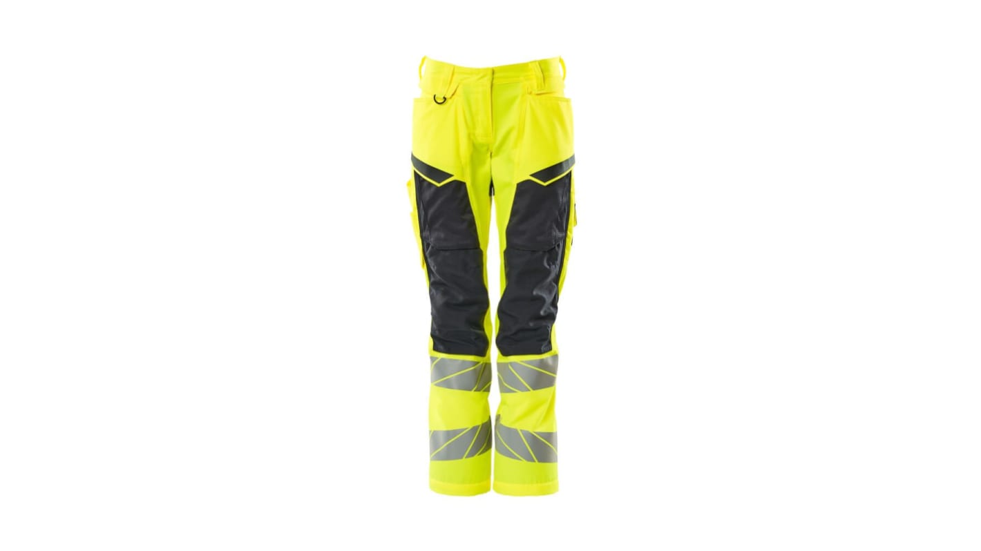 Mascot Workwear 19578-236 Yellow/Navy Lightweight Hi Vis Trousers, 116cm Waist Size