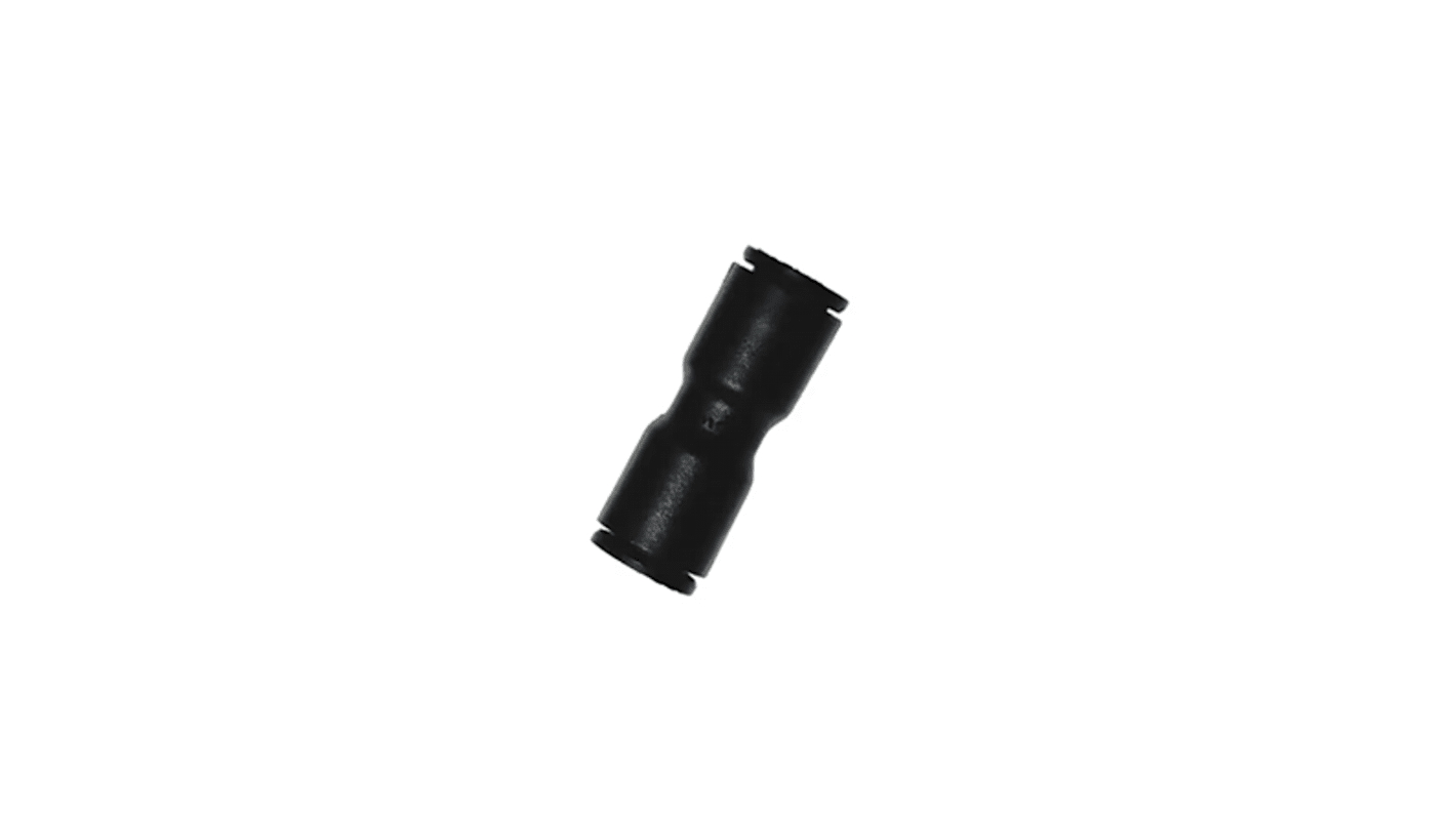Legris LF 3000 Series Tube-to-Tube Adaptor, Push In 6 mm to 1/4 in, Threaded Connection Style, 3106 06 56