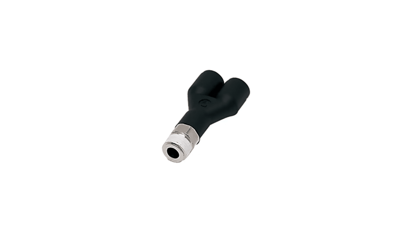 Legris LF 3000 Series Push-in Fitting, Push In 8 mm to R 1/4 Male, Threaded Connection Style, 3148 08 13