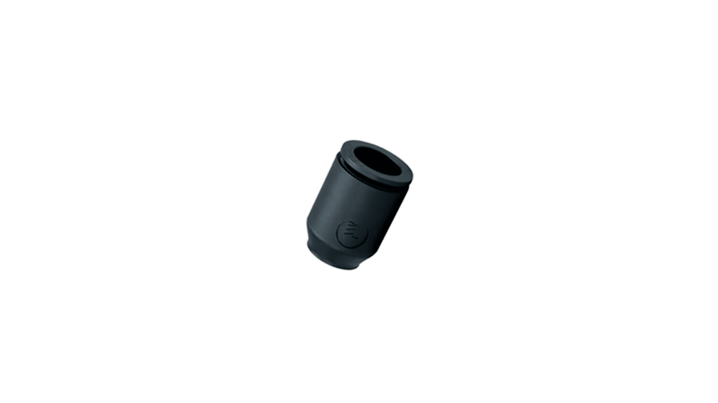 Legris LF 3000 Series Push-in Fitting, 6 mm, Tube-to-End Stop Connection Style, 3151 06 00