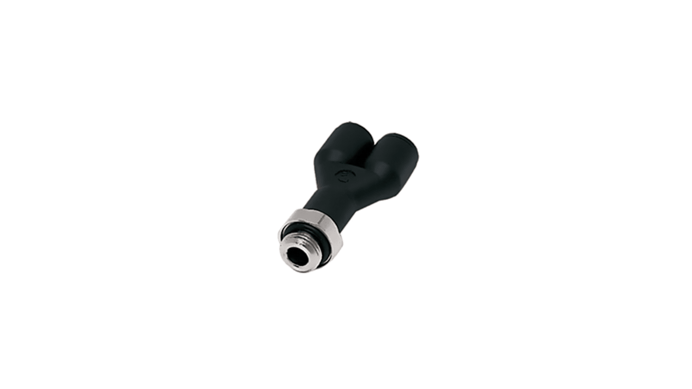 Legris LF 3000 Series Push-in Fitting, 6 mm to G 1/8 Male, Threaded Connection Style, 3158 06 10