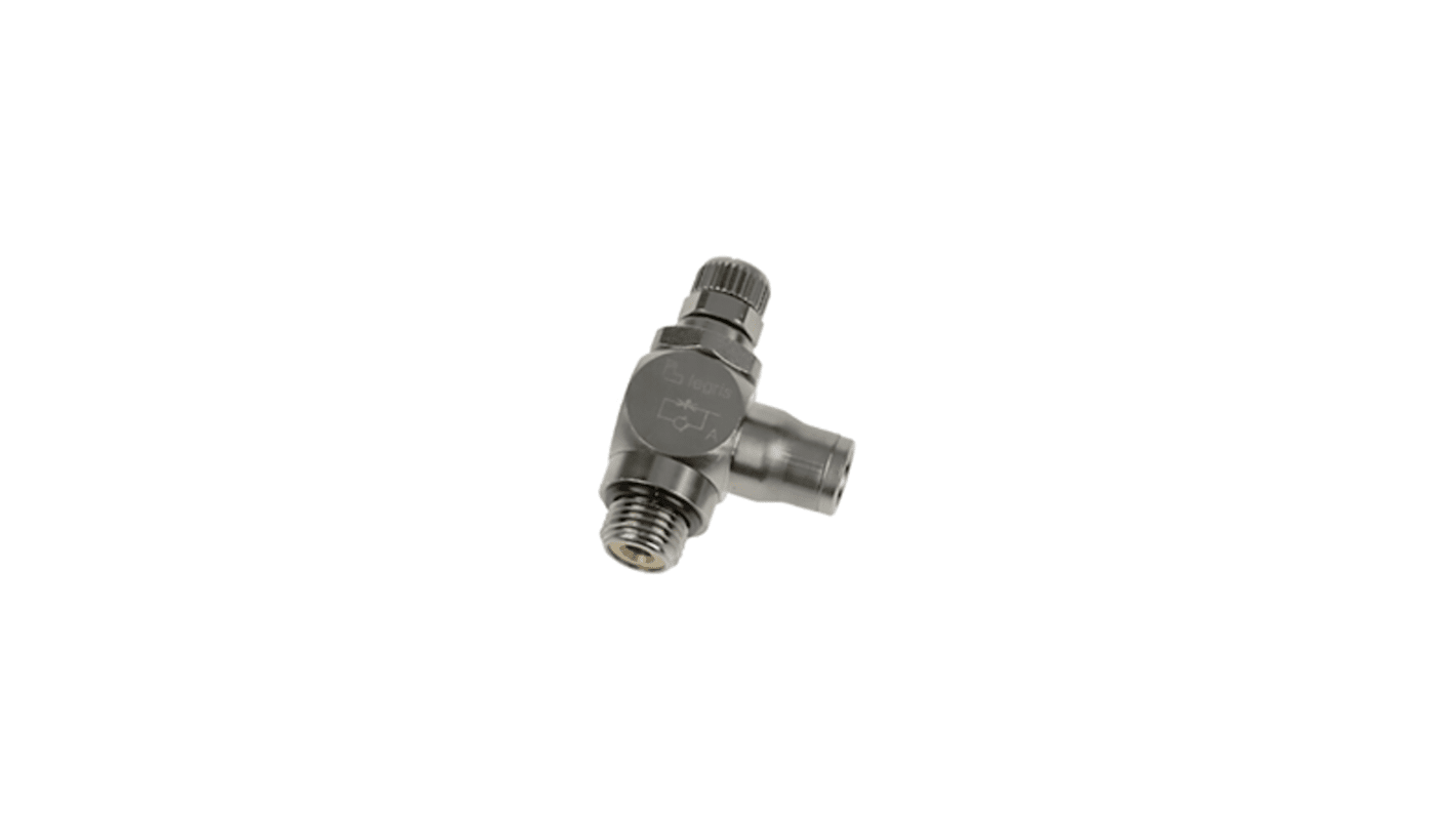 Legris 7680 Series Flow Regulator, 1/4in Tube Inlet Port x 8mm Tube Outlet Port, 7680 08 13