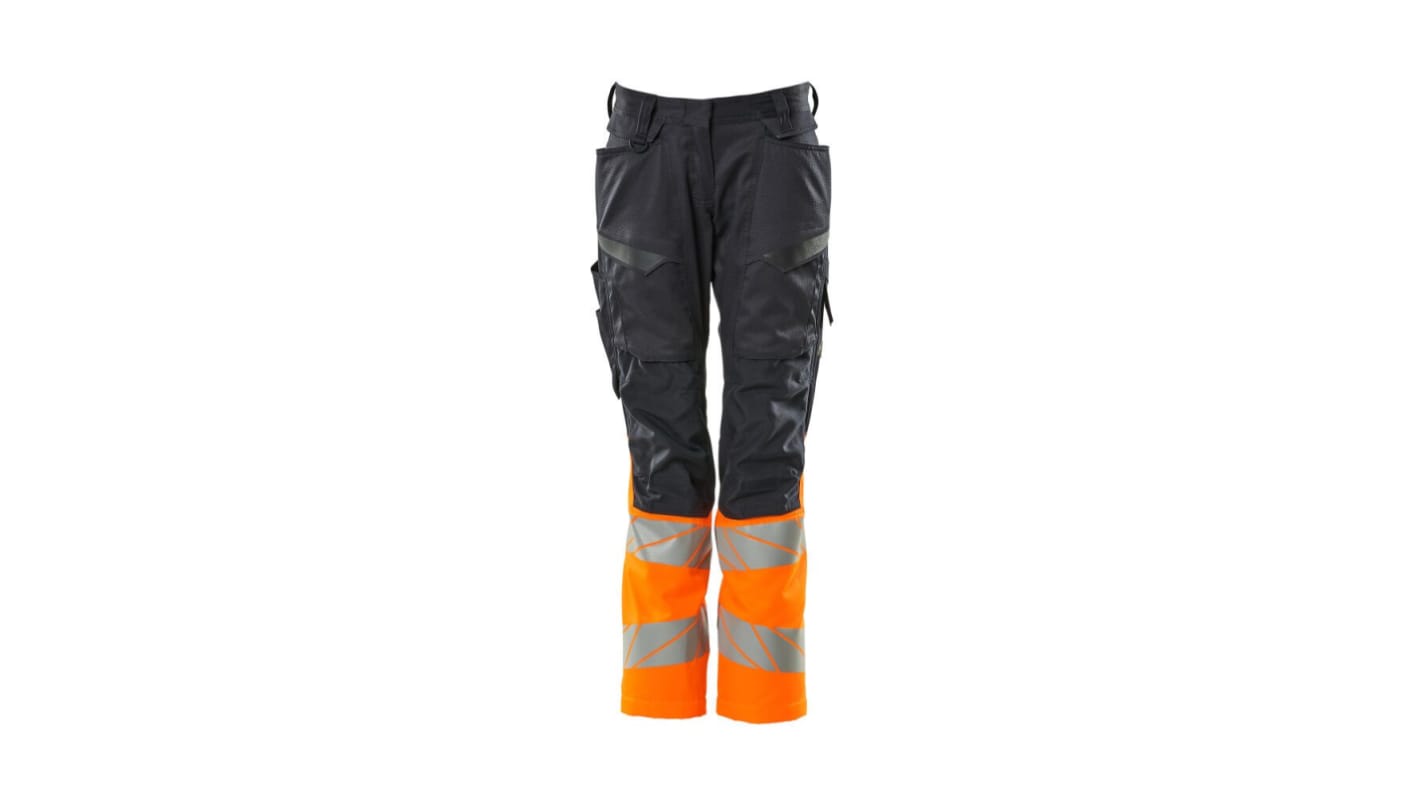 Mascot Workwear 19678-236 Dark Navy Lightweight Hi Vis Trousers, 136cm Waist Size