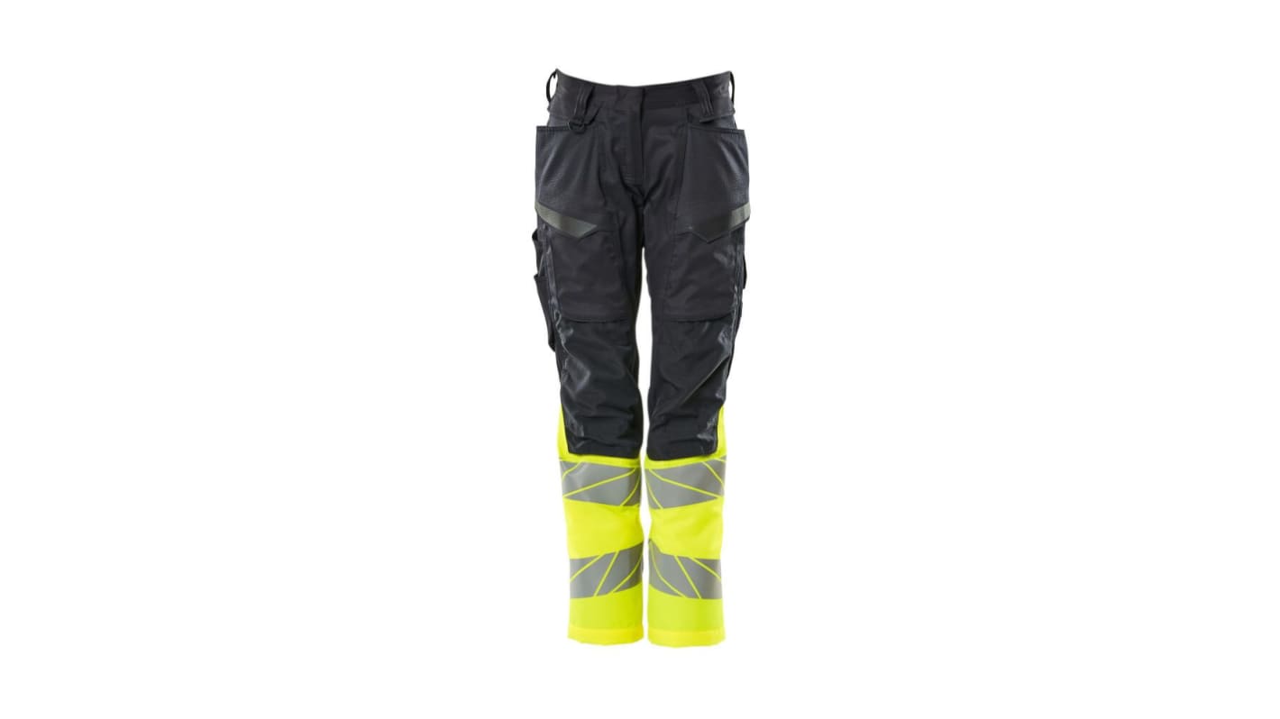 Mascot Workwear 19678-236 Dark Navy Lightweight Hi Vis Trousers, 94cm Waist Size