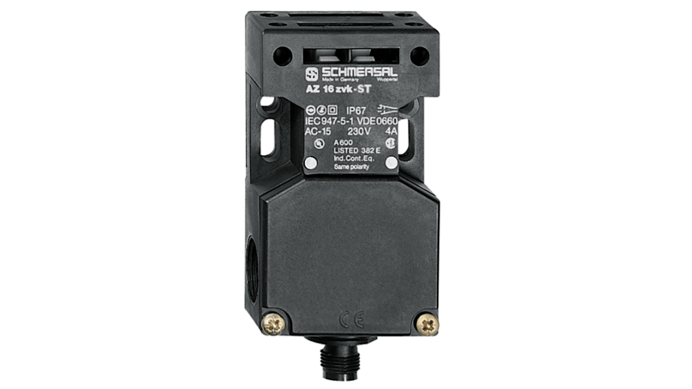 Schmersal AZ 16 Safety Interlock Switch, Keyed Actuator Included, Glass Fibre Reinforced Thermoplastic