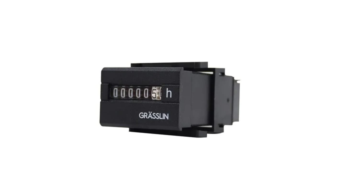 Contador Grasslin de Horas, con display Display de progreso de 6 digits dígitos, 230 V