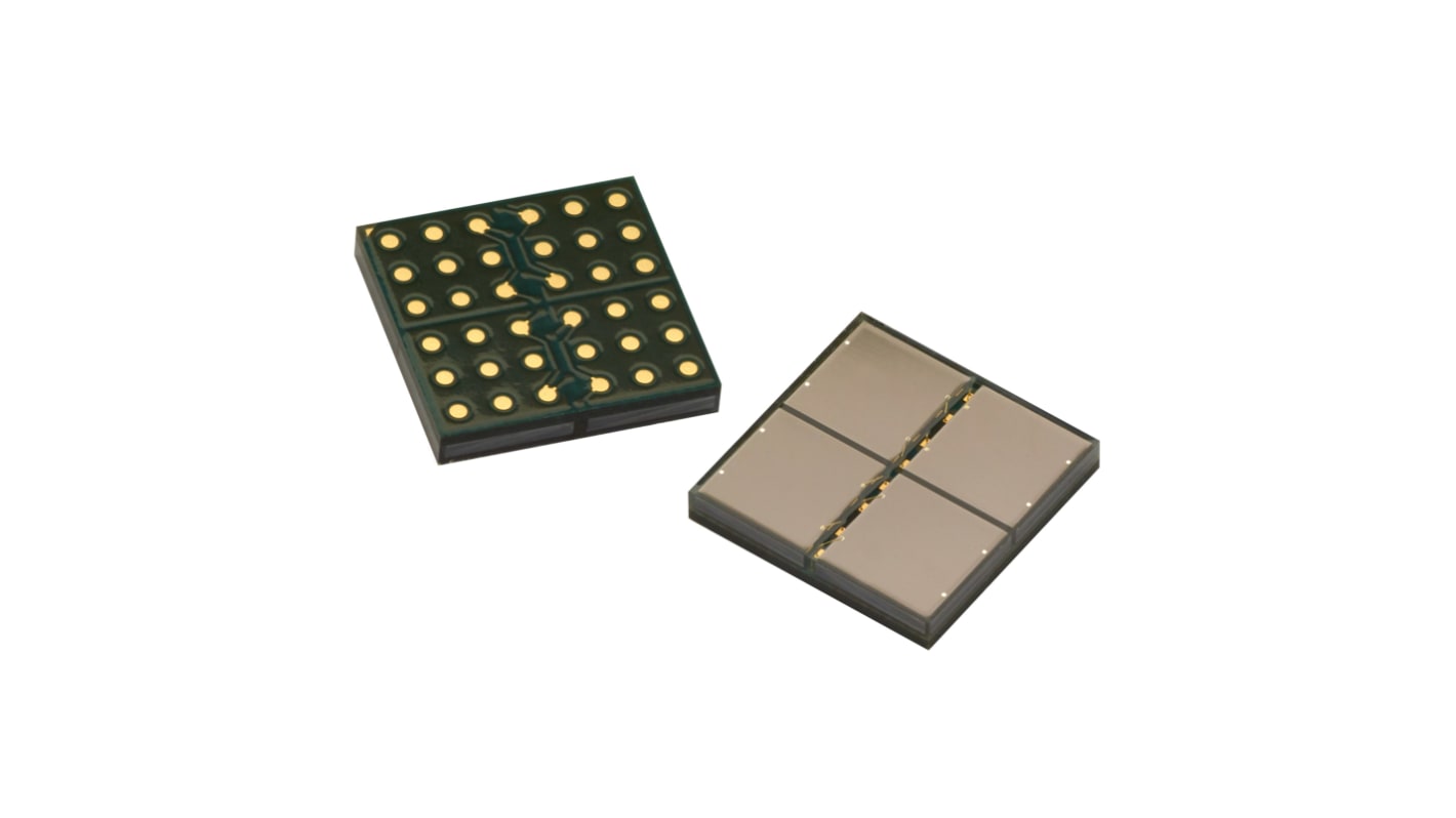 Fotomoltiplicatore Broadcom AFBR-S4N44P044M a 4 elementi per Luce visibile, 420nm, Montaggio superficiale, 2 x 2 mm