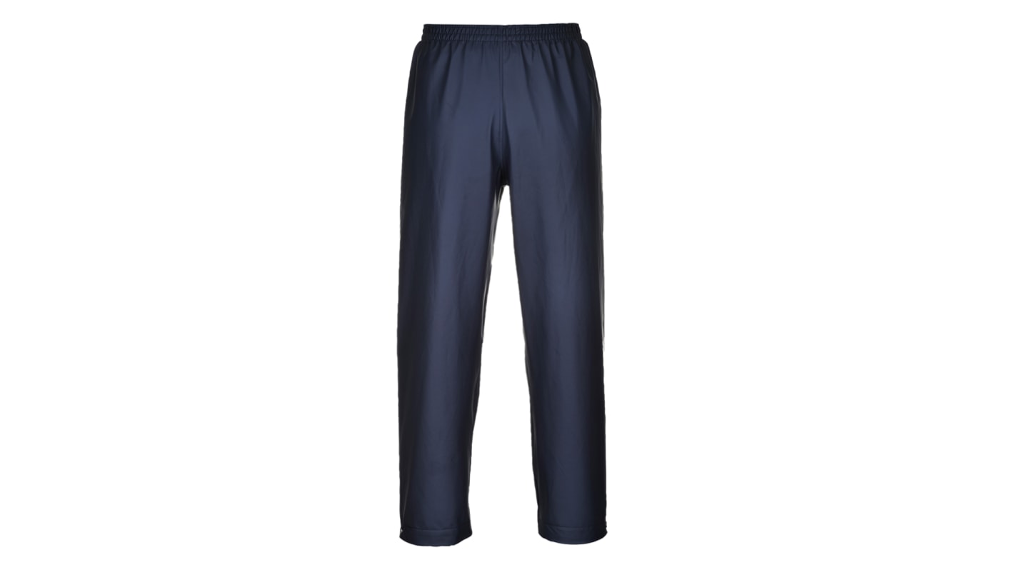 Portwest FR47 Navy 100% Polyester Flame Retardant Trousers 40 → 41in, 100 → 104cm Waist